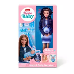 Boneca My Mini Mamãe e Bebê Surpresa - Maria