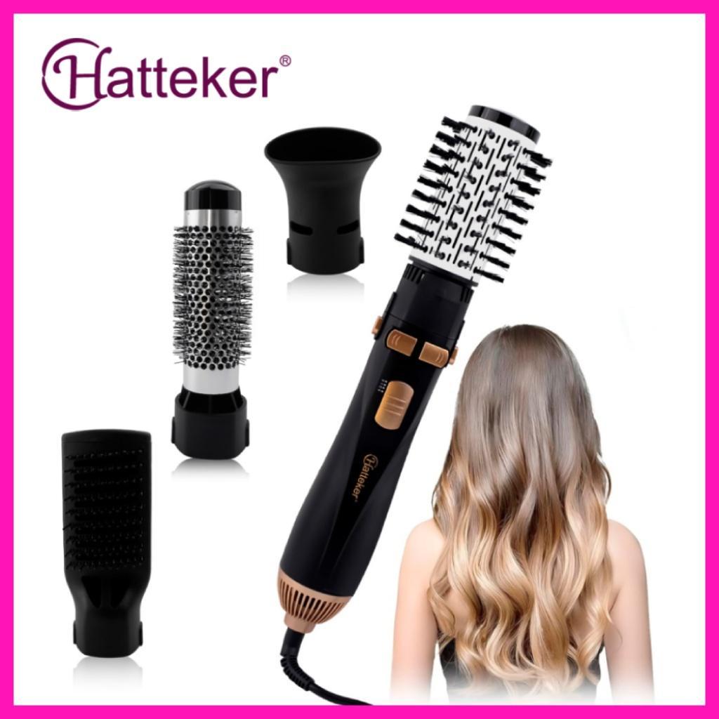 Hatteker Escova Rotativa Automática 4 em 1 Secador e Modelador 1200W 110v 220v HT-301