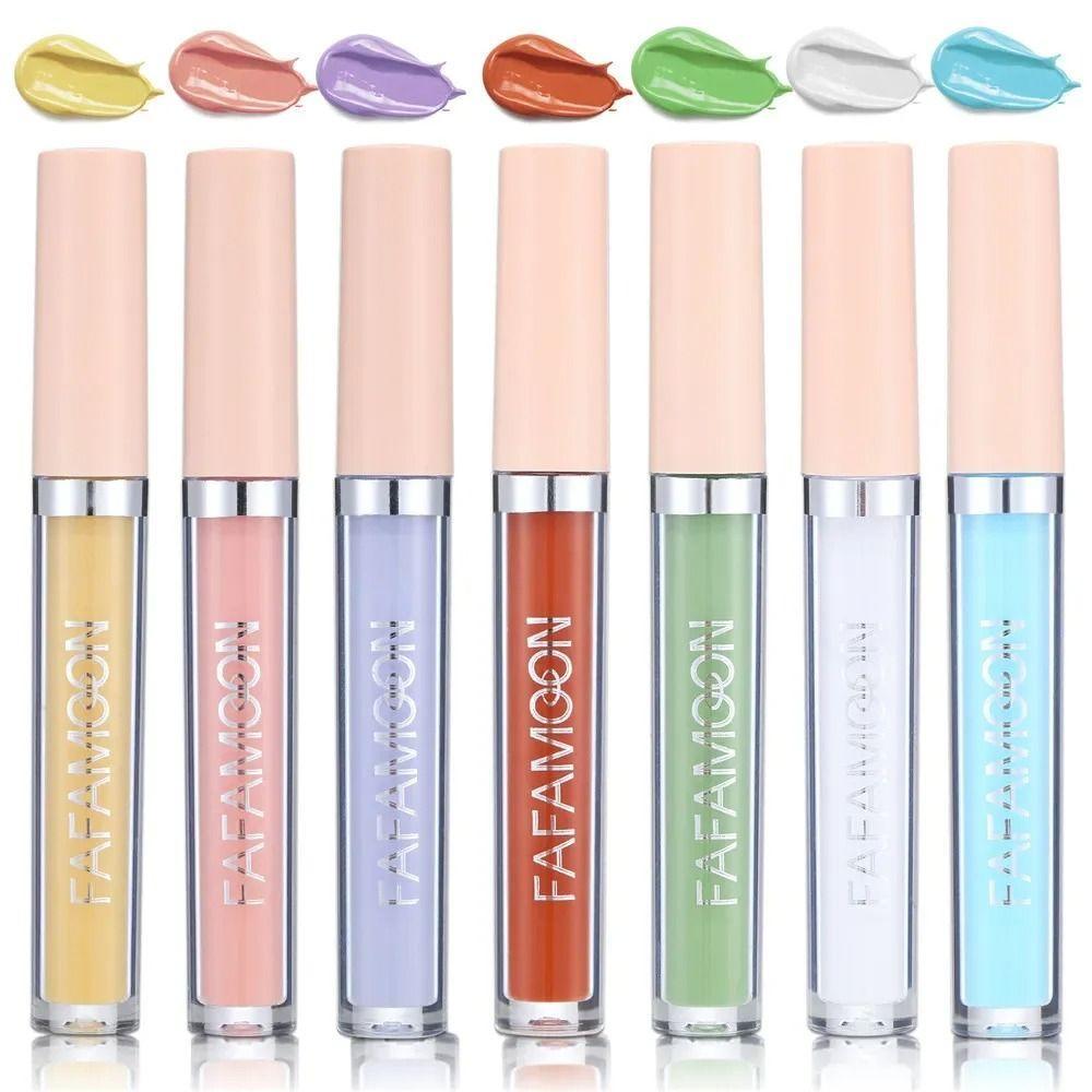 Corretivo Líquido De Cobertura Total Para Olheiras 2.5ML Colorido Para Maquiagem Facial Com Tom De Pele Uniforme