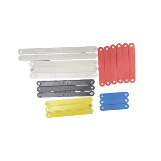 Conjunto de aprendizagem de papelaria cego explorador geométrico de uso cego conjunto de 9 peças j