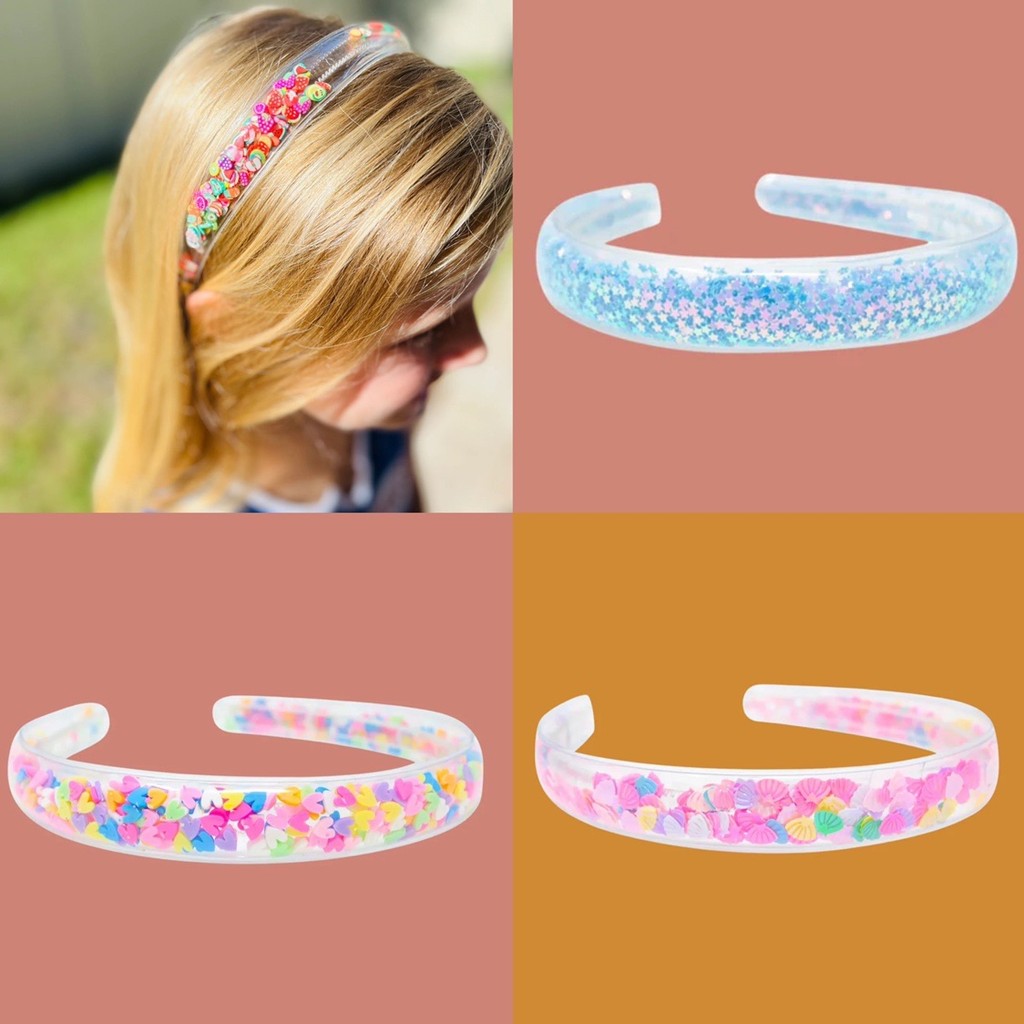 Comércio exterior europeu americano meninas bandana lantejoulas primavera verão novo estilo meninas crianças acessórios 