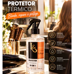 Protetor Térmico - Spray Desfrisante e Finalizador 500ml - L&Beaty