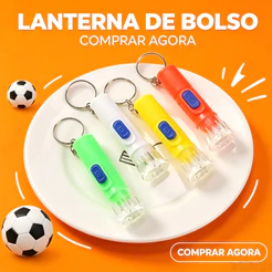 kit 10 Mini LED Lanterna Colorida Candy Chaveiro para Lembrancinha brindes de Festa