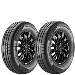 KIT 2 PNEUS ARO 15 195/60R15 CONTINENTAL POWERCONTACT 2 88H