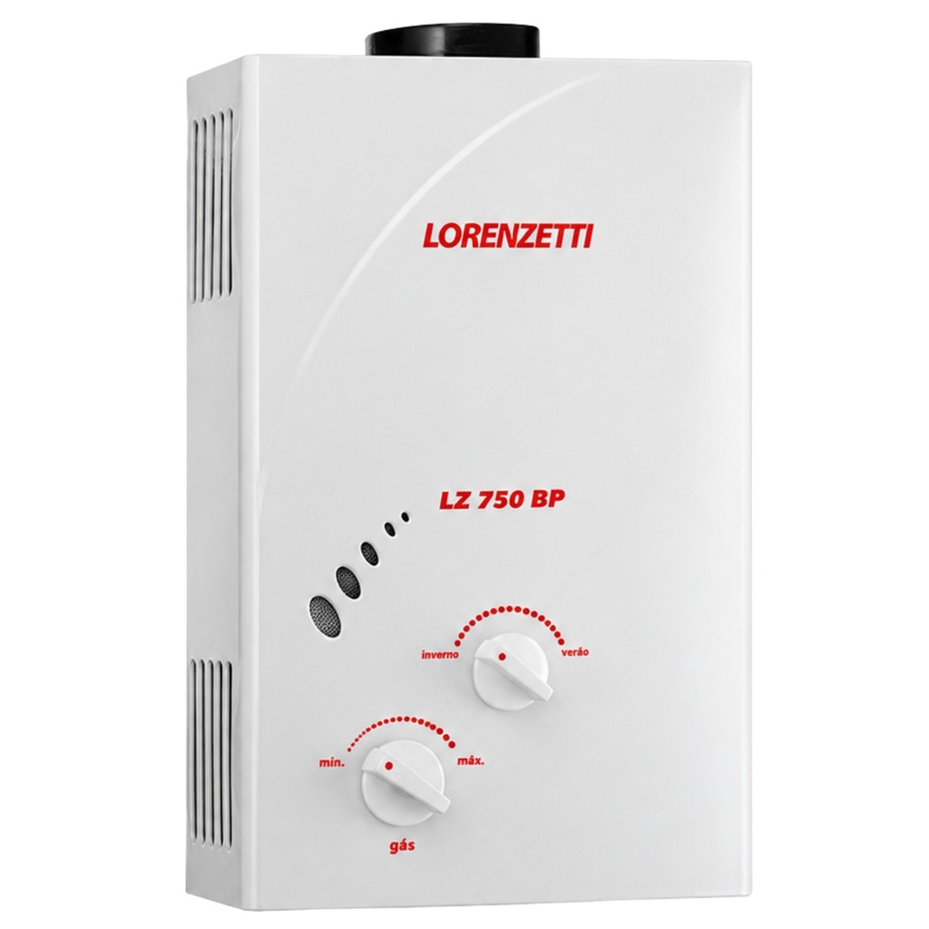 Aquecedor De Água A Gás Lorenzetti LZ 750BP GLP 7 L/min