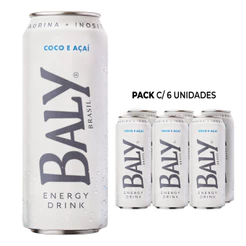 Energético Baly Coco e Açai 473ml x 6 UN