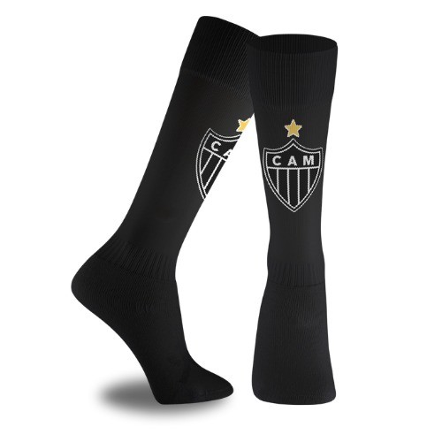 Meião Atlético MG Infantil Juvenil Futebol Salão Campo Galo