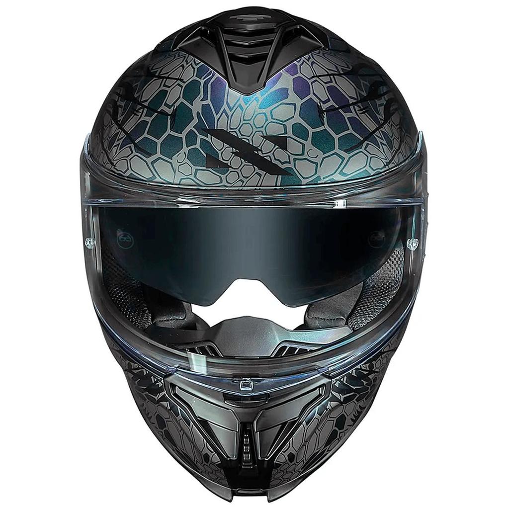 Capacete Original Norisk Strada 2 Cobra Azul — imagem 2 de 2