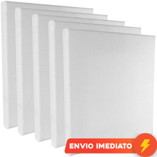 Kit 5 Telas Para Pintura 30x40 Stalo Tinta Óleo Acrílica E Aquarela