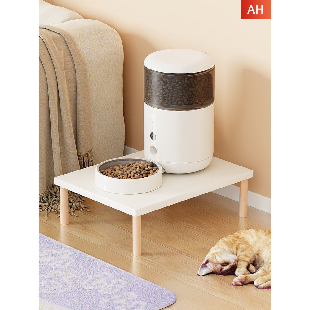 Alimentador automático rack elevado elevador de alimentos para animais de estimação bandeja de bacia de alimentos proteç