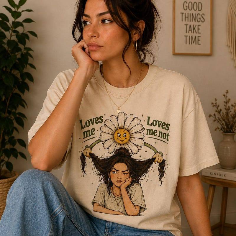 Camiseta Unissex Premium de Algodão Cor Creme Estilo Vintage Com Estampa Artística, Confortável Para Passeio Casual E