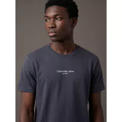 Camiseta Manga Curta Calvin Klein Jeans Masculino Logo Estampa1978 - Marinho