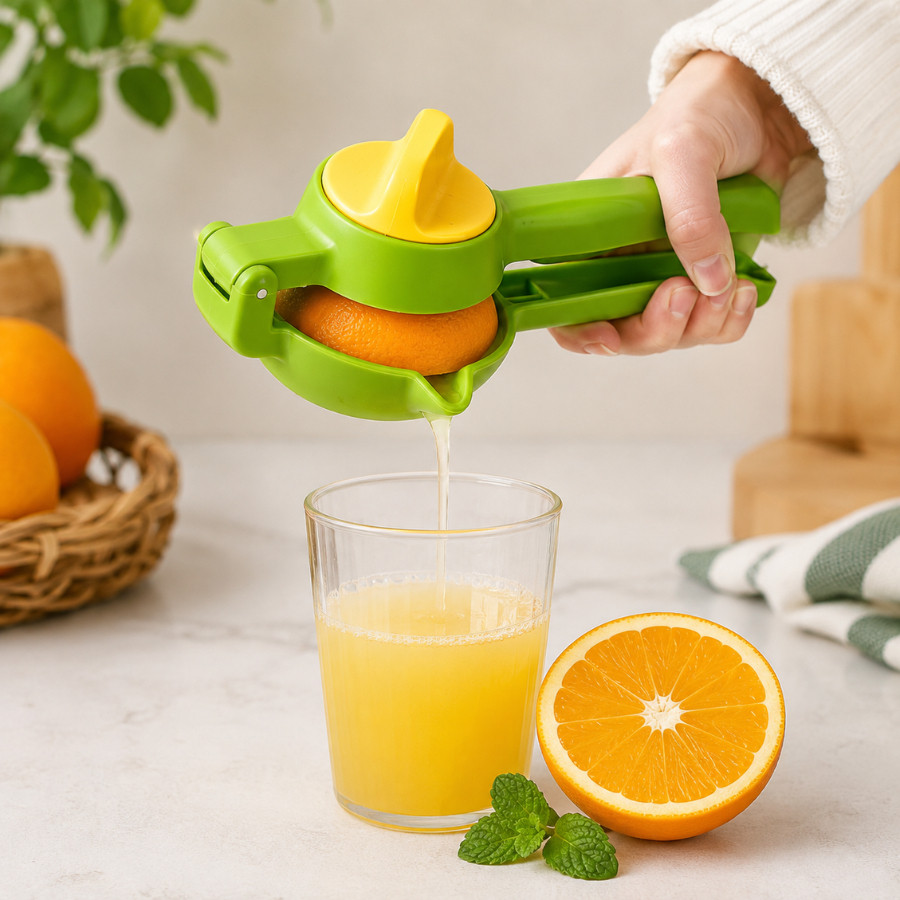 Espremedor Manual de Limão e Laranja Espremedor de Frutas Em Plásticos de Grau Alimentício Reforçado