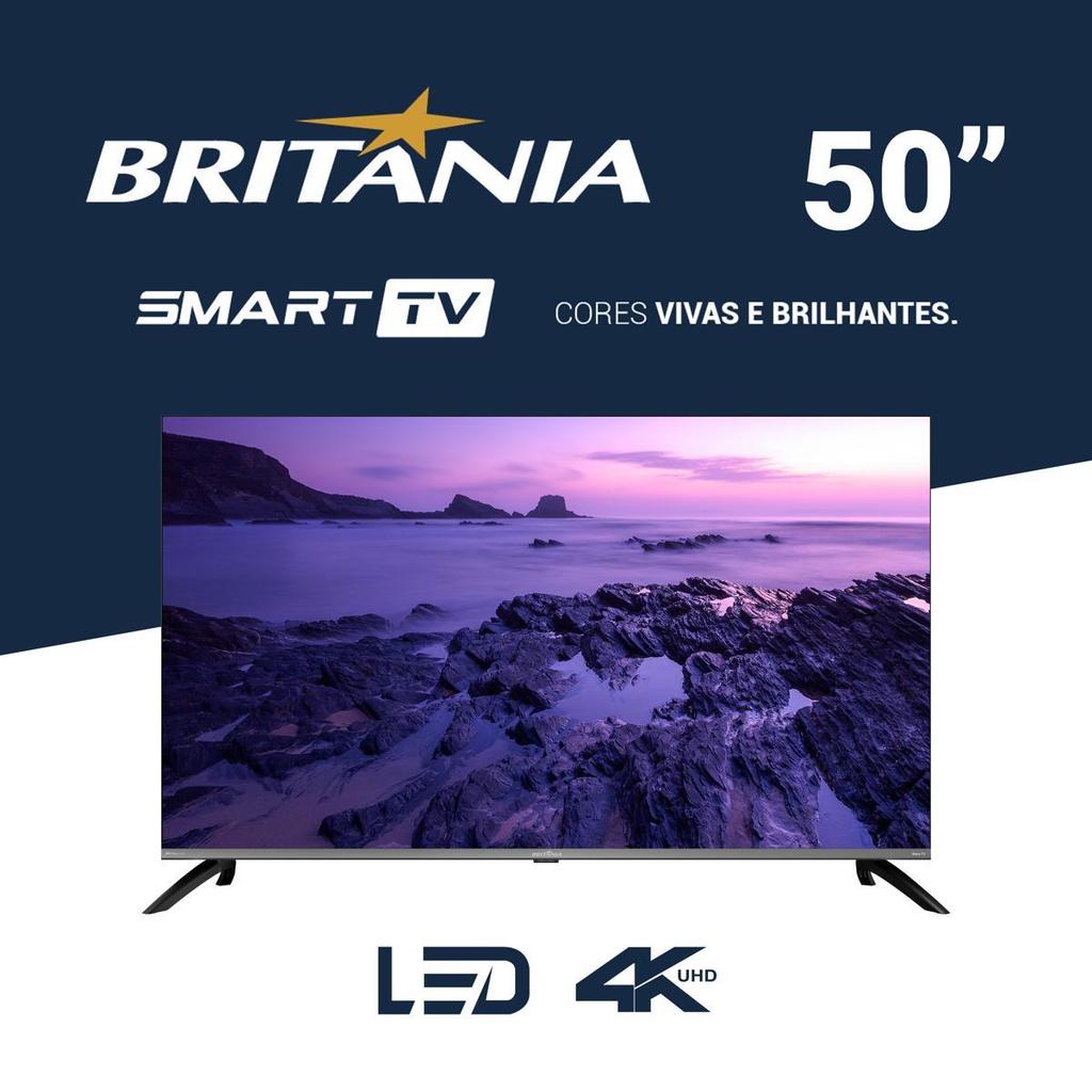 Smart TV 50" Britânia Roku HDR10 Dolby Audio B50CRA — imagem 2 de 2