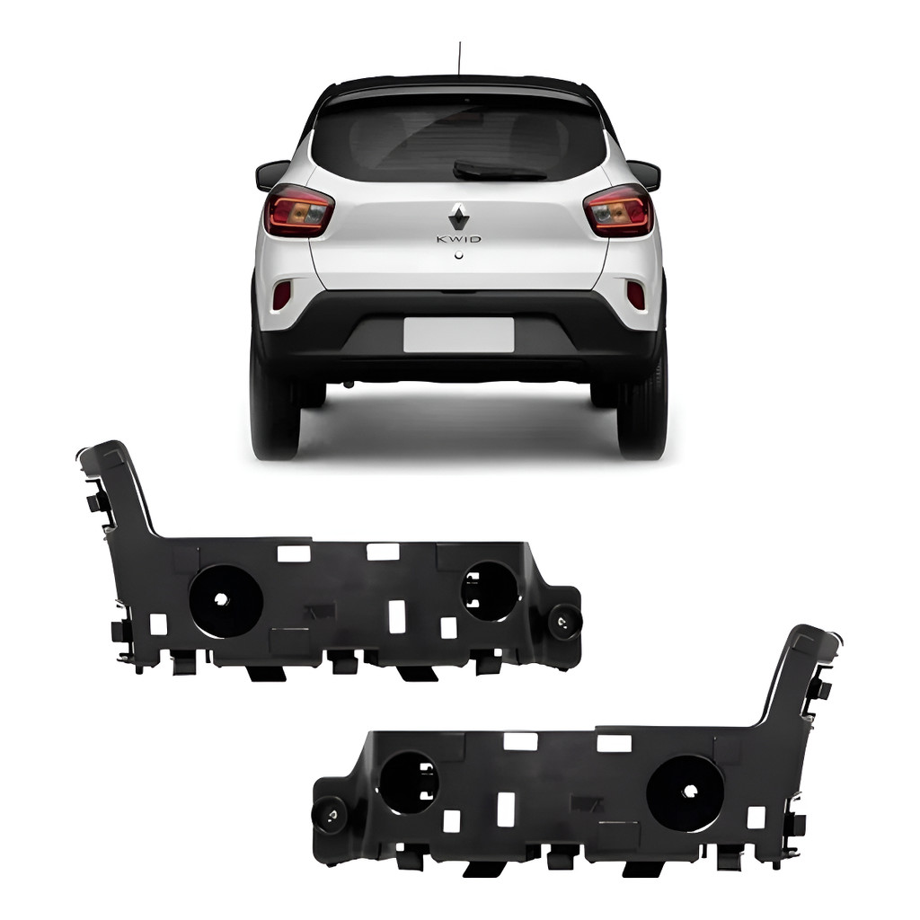 Par Guia Parachoque Traseiro Kwid 2018 19 20 21 22 2023