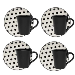 Jogo Lanche De 8 Peças Oxford Unni Stripes And Dots