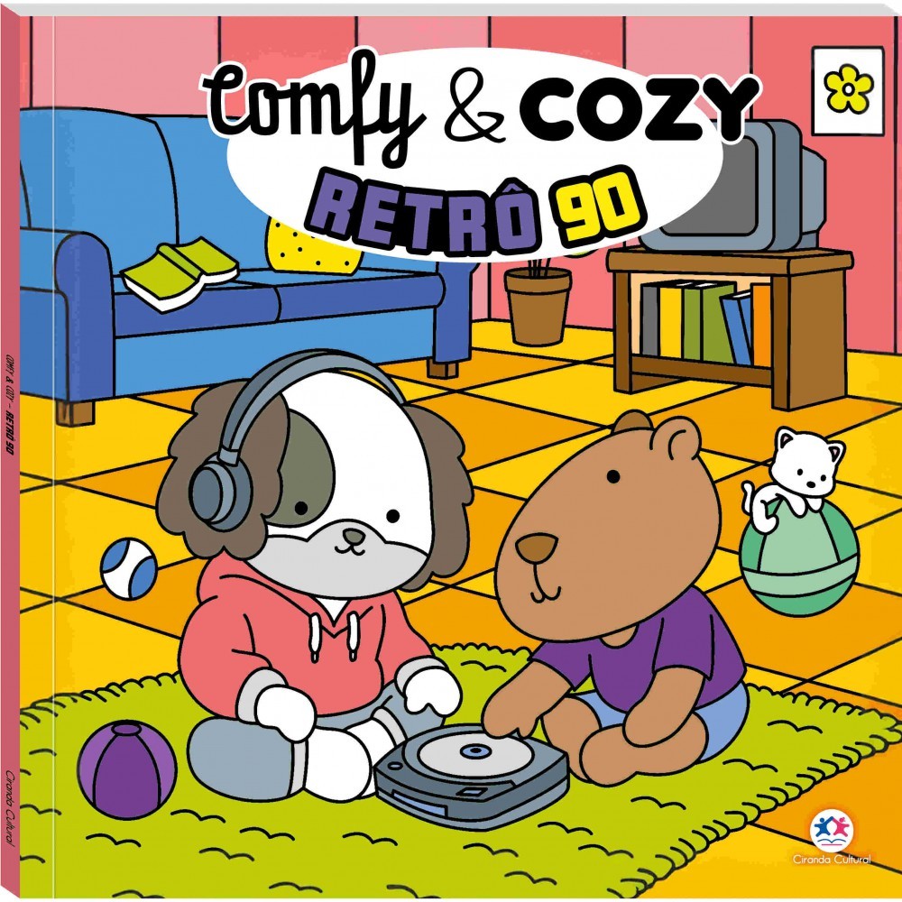 Livro Comfy and Cozy - Retrô 90