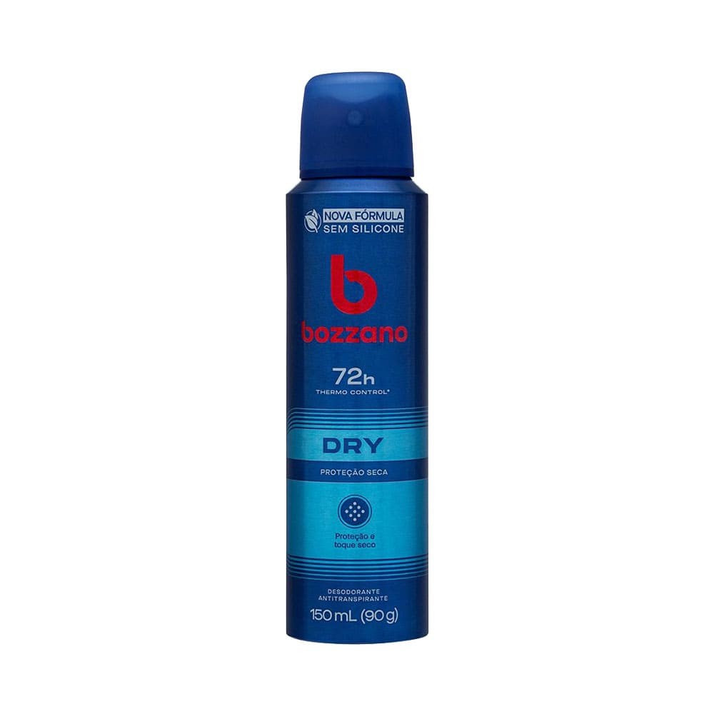 Desodorante Aerossol Bozzano Antitranspirante Masculino Dry 150ml em Oferta na Shopee