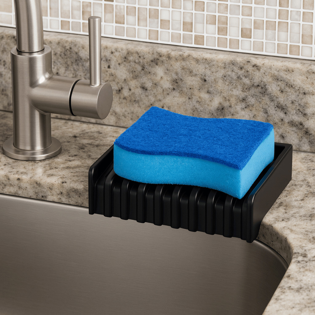 Suporte Sabonete  Pia Saboneteira Cozinha Com escorredor adeus pia molhada em Oferta na Shopee