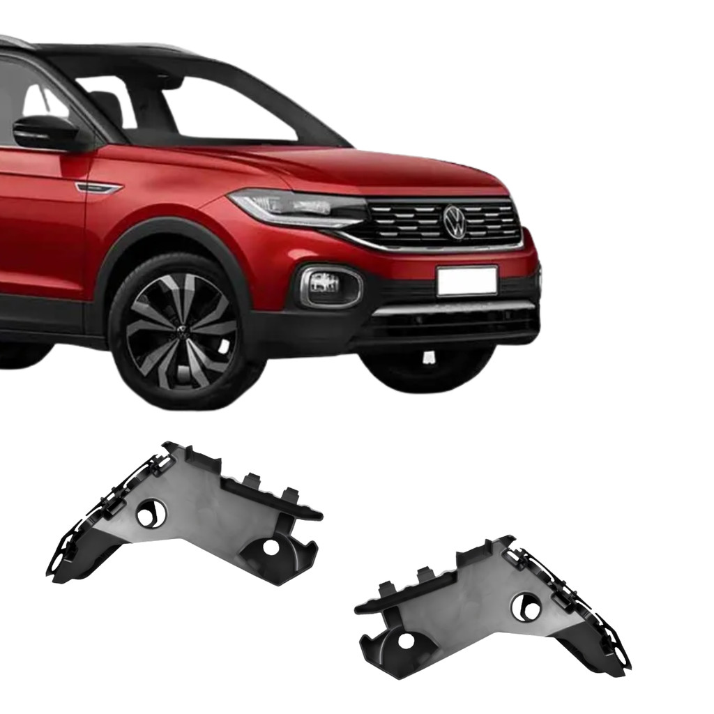 Guia Parachoque Dianteiro Volkswagen T-Cross 2019 a 2024 Par