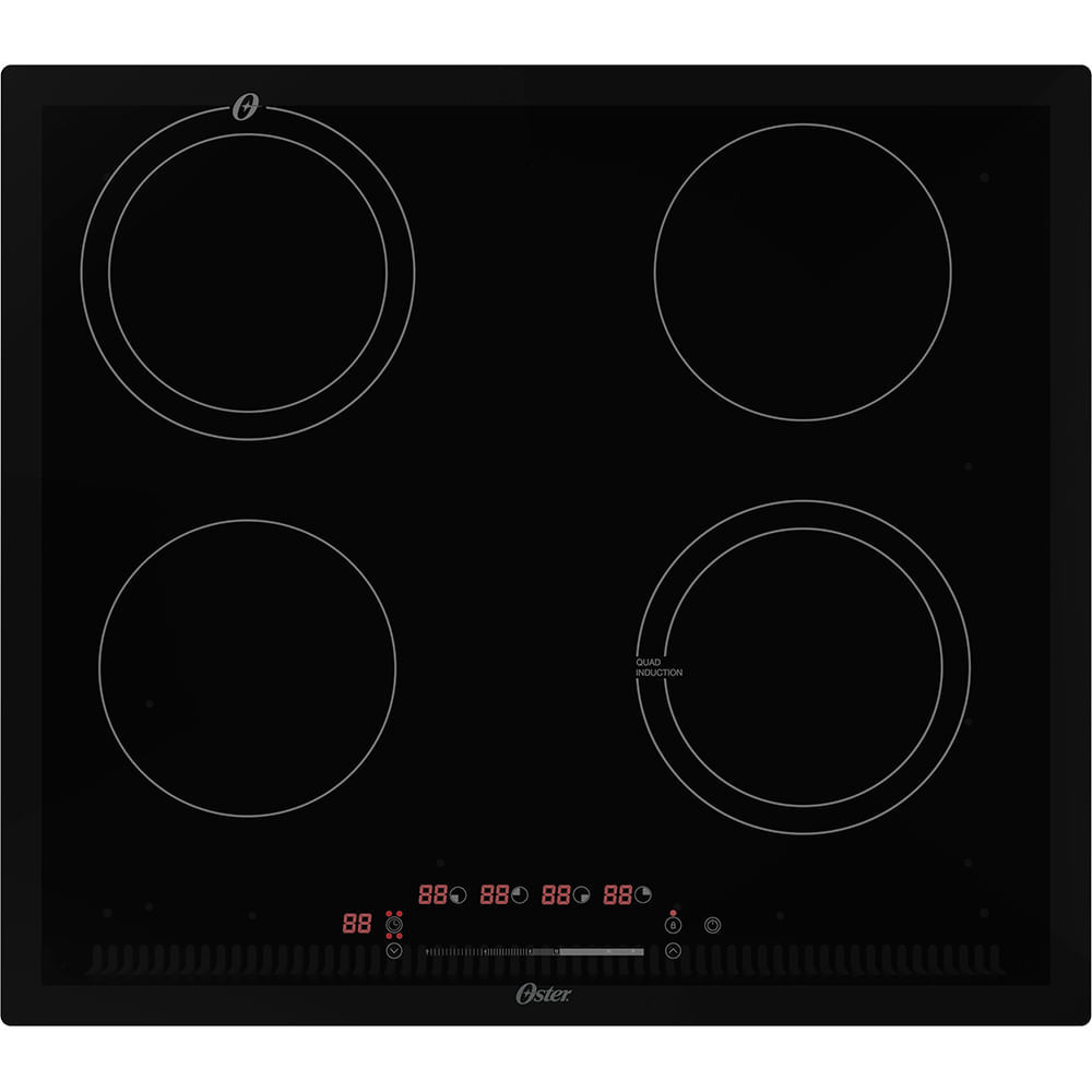 Cooktop de Indução 4 Bocas Oster Touch Screen em Oferta na Shopee