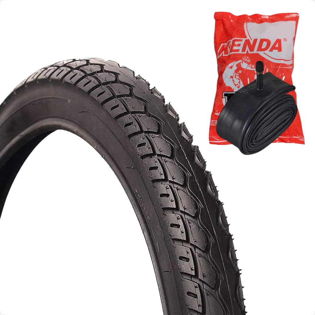 Pneu Kenda Aro 22 2.125 Bicicleta Bike Eletrica E-bike Lev Cairu Kinetron Scooter + Camara de ar