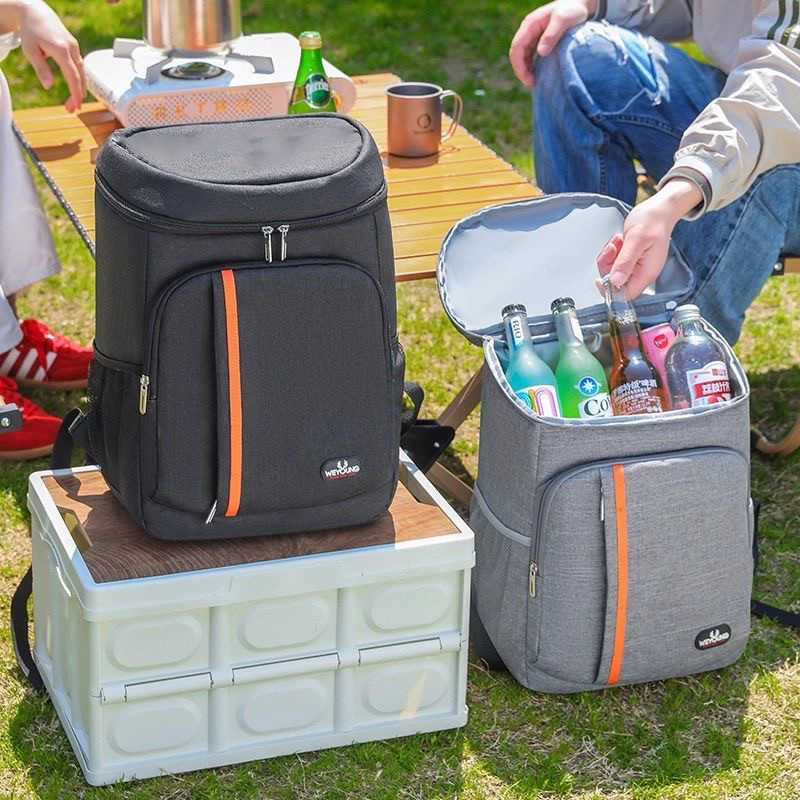 Mochila Térmica Cooler grande Capacidade 18L Impermeável Portátil Piquenique Quente Frio ref