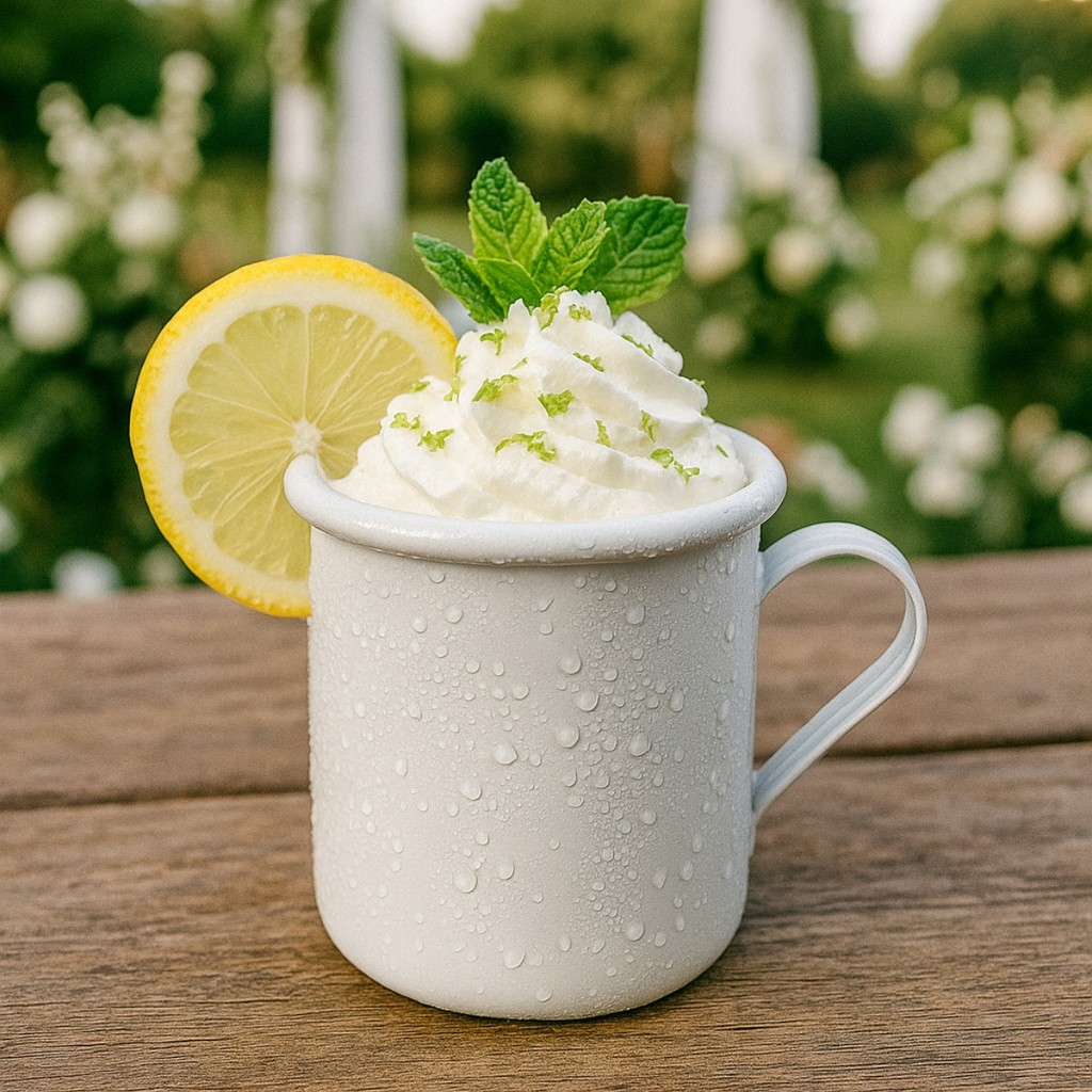 Caneca Moscow Mule de Alumínio Branca 250ml – Ideal para Drinks e Coquetéis