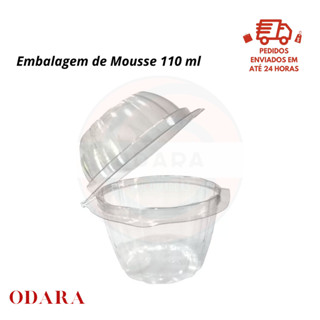300 unidades de embalagem para mousse - 110ml - NP110 em Oferta na Shopee