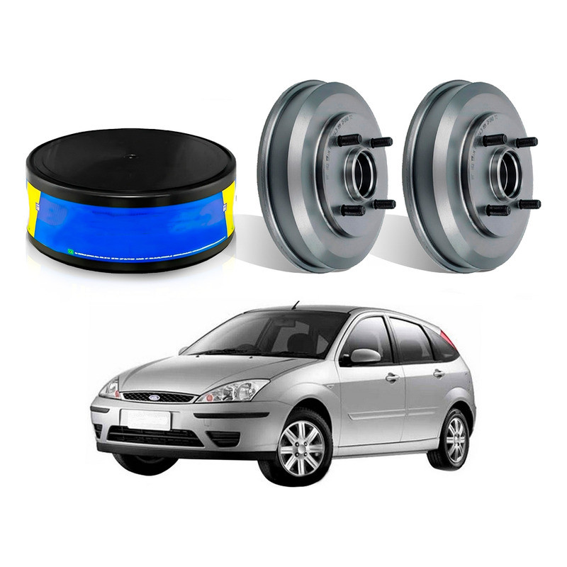 Tambor Freio Traseiro, Focus 2.0 2000 A 2008 em Oferta na Shopee