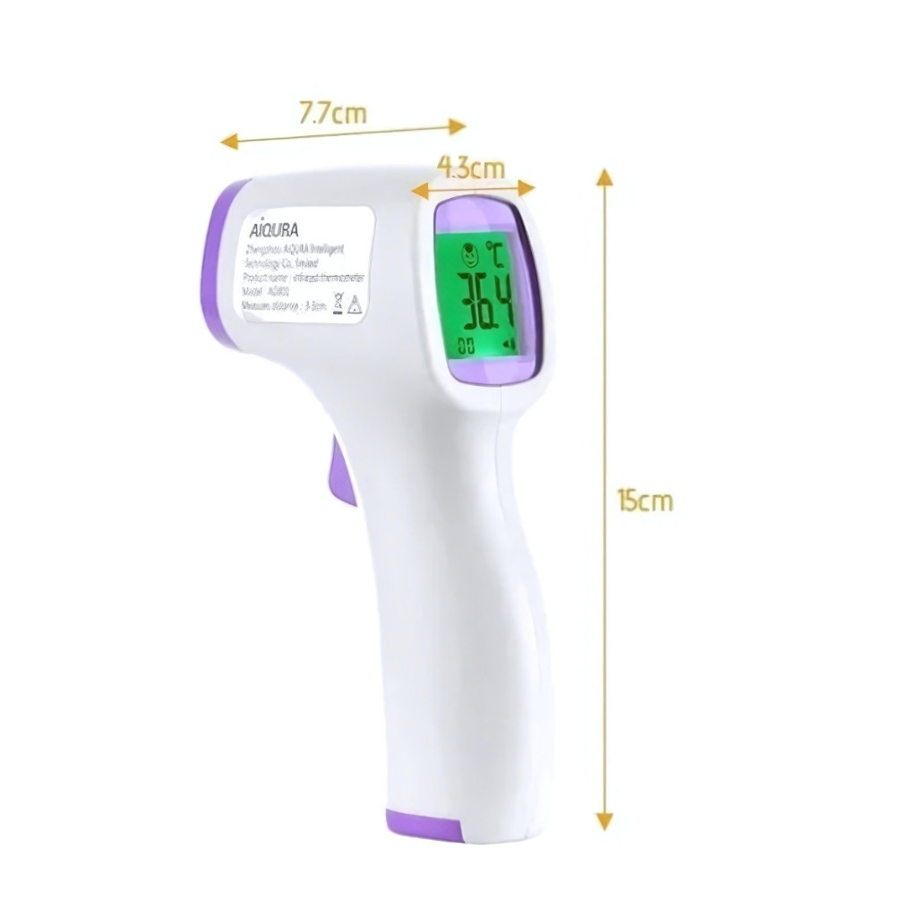 Monitor Pressao Arterial Eletrónico + Bracadeira + Termometro Testa Infravermelho Ultravioleta