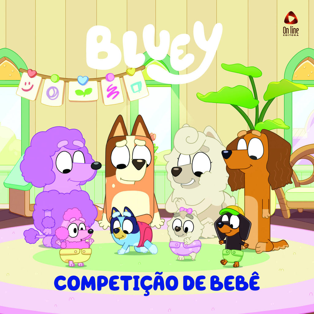 Bluey Livro de História - Competição de Bebê em Oferta na Shopee