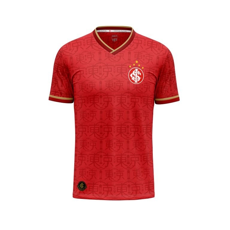 Camisa Retrô Internacional 2006 Yokohama Mundial Masculina Torcedor Futebol Clássica Algodão