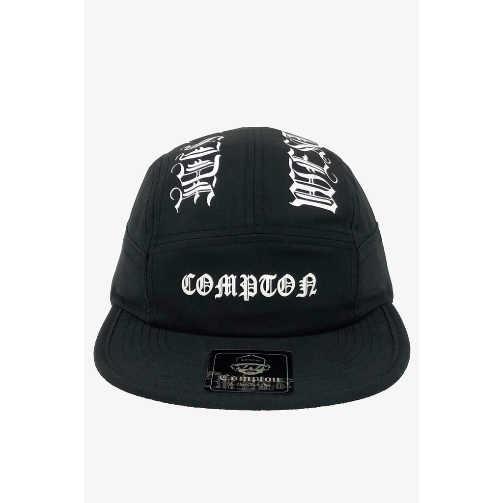 Boné Compton Five Panel Strapback West Side Preto