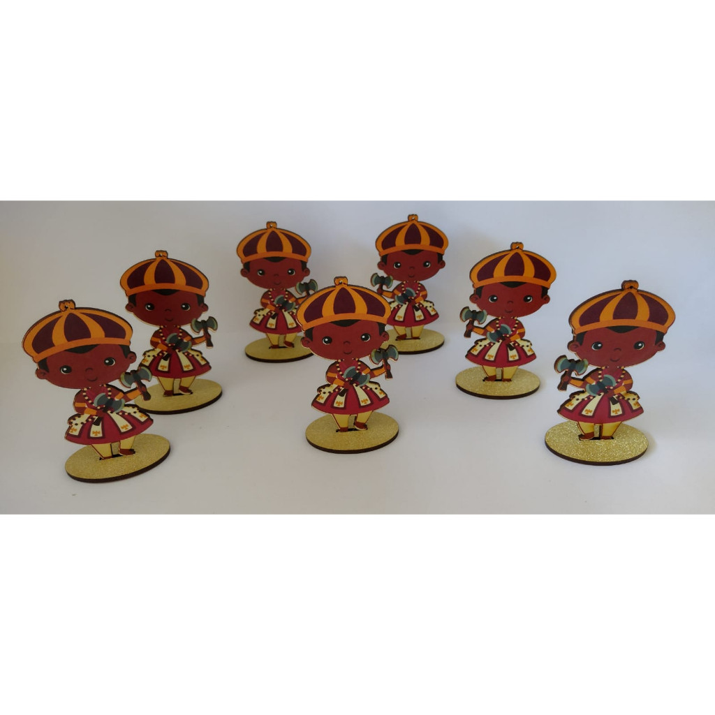 LEMBRANCINHA  OXOSSI  KIT COM 10 MINI DIPLAY DE 8A10 CM
