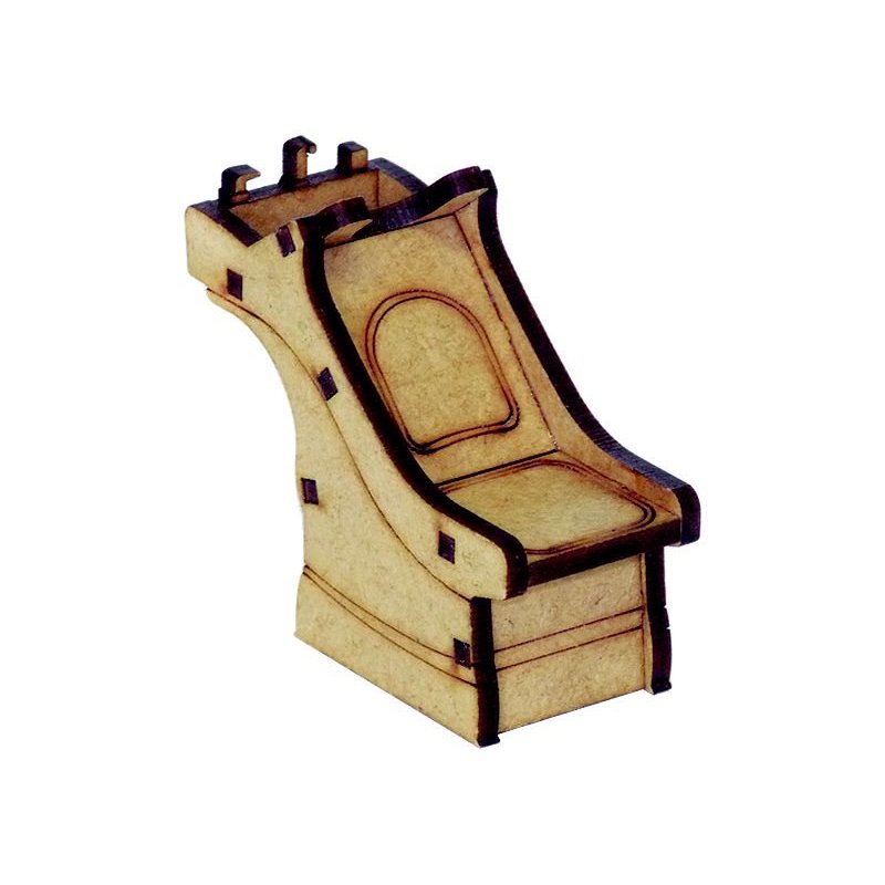 Miniatura Cadeira Lavatório em MDF Woodplan M1071