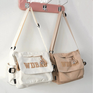 Bolsa Transversal Unissex em Nylon Impermeável – Bolsa Carteiro de Ombro com Grande Capac…