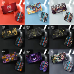 Capa Protetora Macia Para Console Nintendo Switch 2 (Modelo 2025) E Joy-Cons