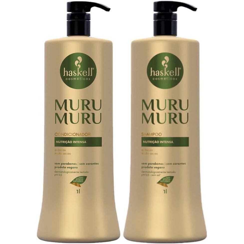 Kit Haskell Murumuru Nutrição Intensa Litro | Nutrição Profunda para Cabelos Muito Secos em Oferta na Shopee
