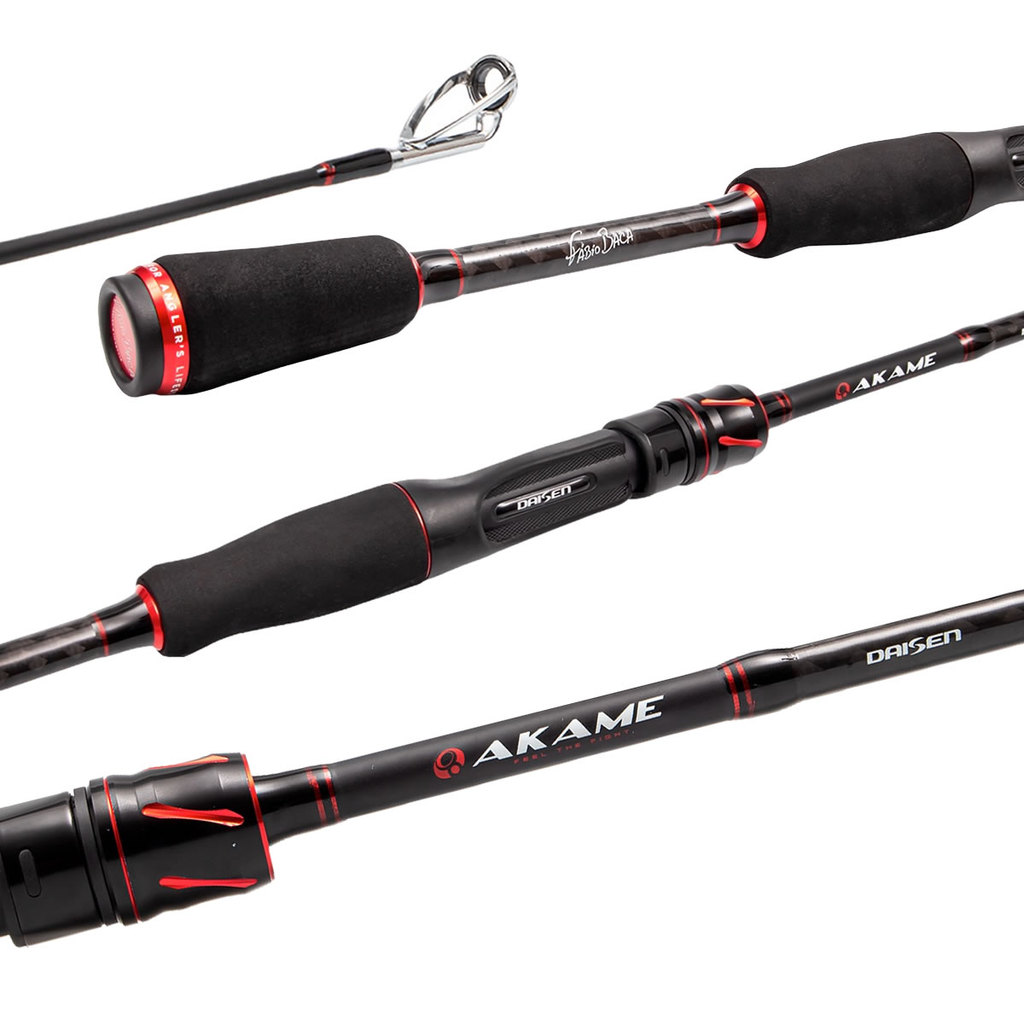 Vara Daisen Carbono 24T Akame 1,80mts 14lbs 2 Parte Molinete