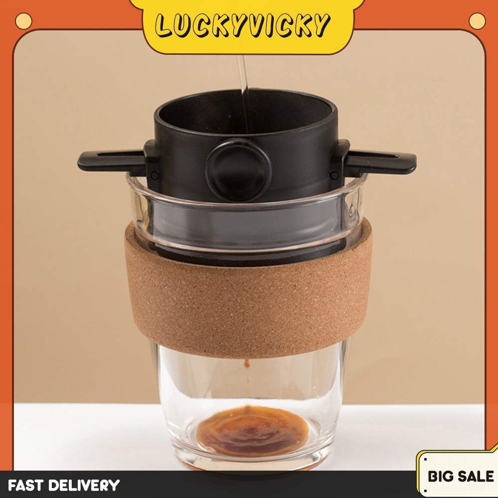 Despeje Sobre A Cafeteira Portátil Dobrável De Aço Inoxidável Sem Papel Máquinas De Café De Viagem De Filtro