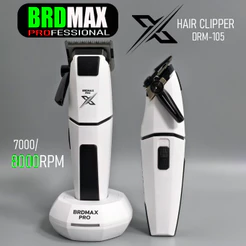 BRDMAX PRO Profissional DRM105 Máquina De Cortar Cabelo 8000RPM Motor Silencioso Barbeiro Aparador De Para Homens Salão
