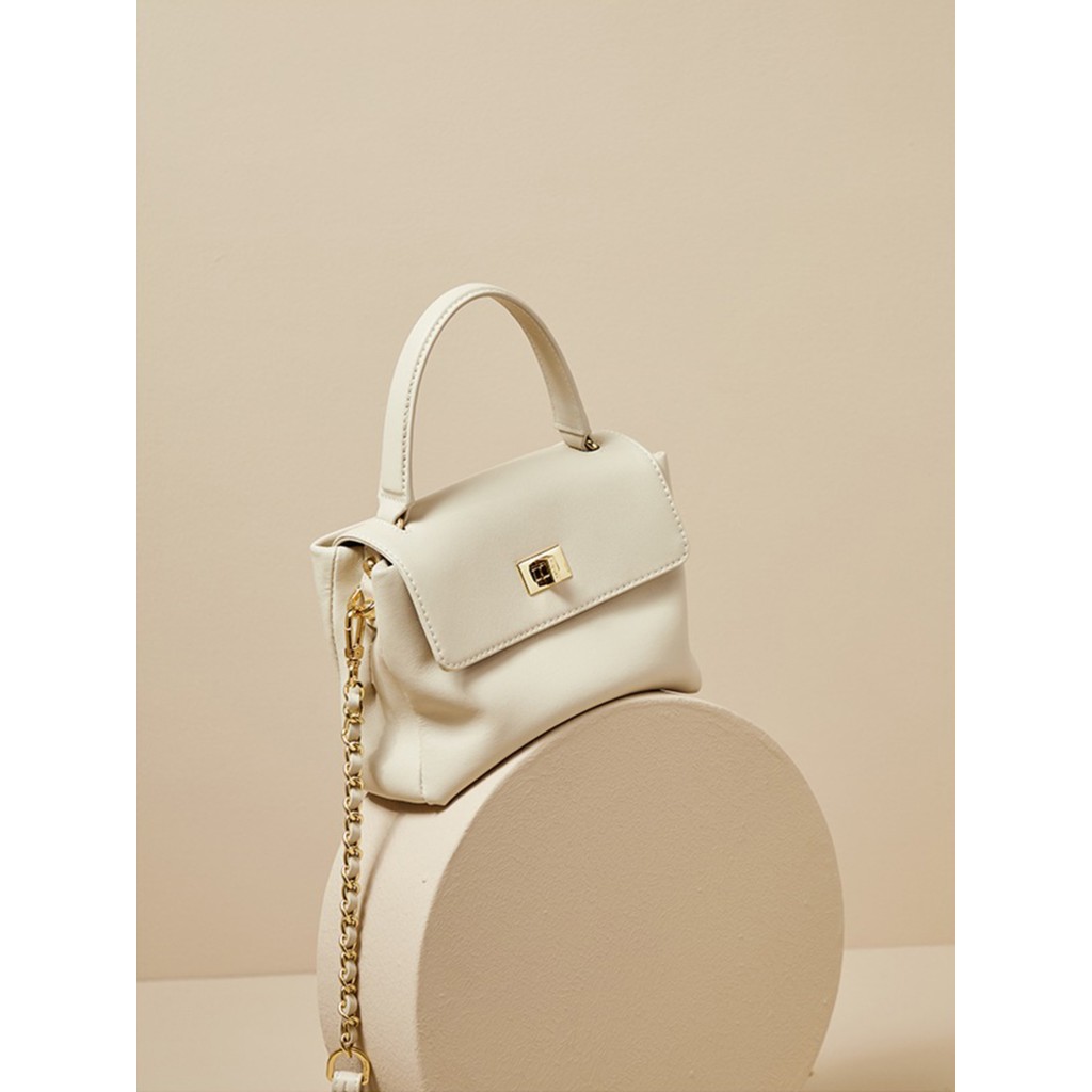 Bolsa de couro feminina tamanho pequeno bolsa de corrente couro genuíno pequena quadrada primavera verão bolsa de