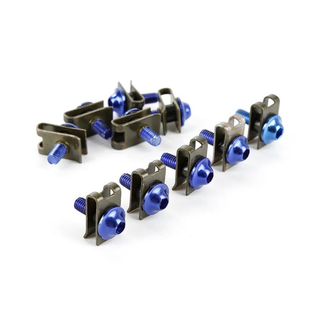 Parafuso Universal M5 De Alumínio Para Carenagem De Motocicleta Com Parafuso / Multicolorido