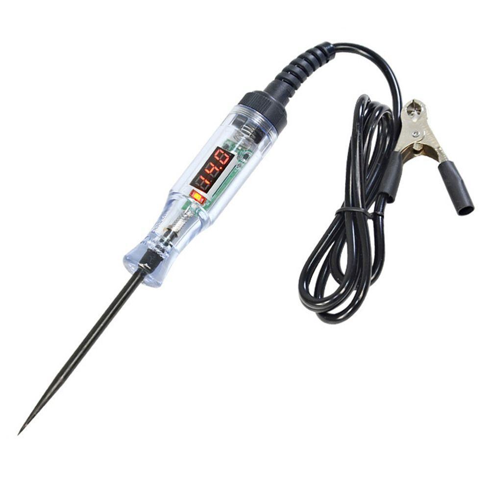 Testador De Circuito De Tensão  , Caneta De Teste De Sonda De Diagnóstico De Carro Com Display Digital 6V 12V 24V