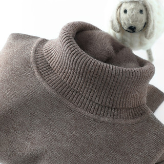 Realmente tão fácil de usar, suéter de gola alta masculino forro de lã suéter engrossado outono inverno quente Slim fit