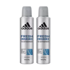 Kit 2 Desodorante Adidas Masculino Aerossol Antitranspirante Fresh Endurance 150ml
