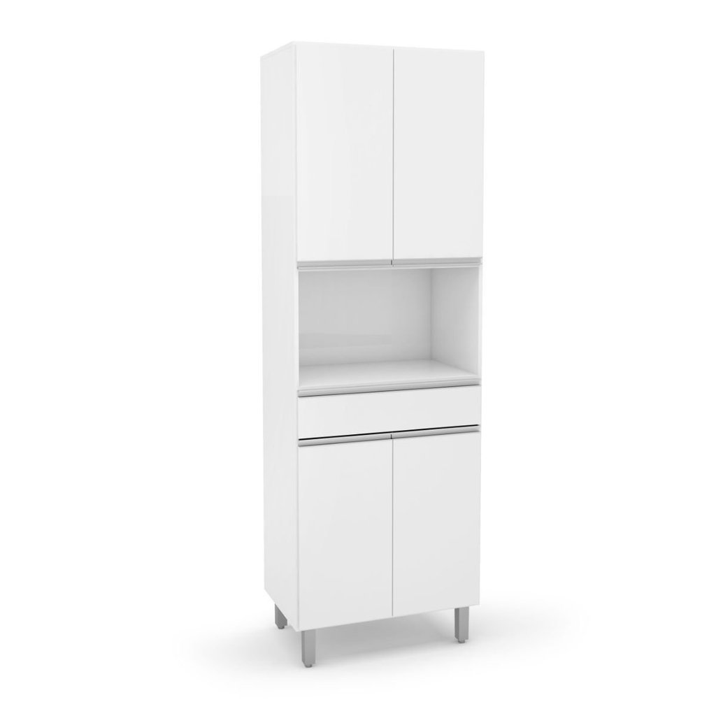 Paneleiro 4 Portas 1 Gaveta Top Class Branco