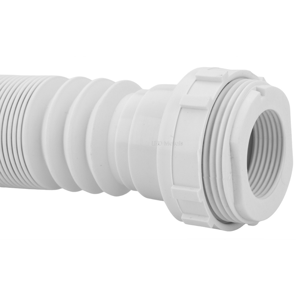 Sifão Triplo Sanfonado extensivo Universal Abs Branco Conexao Pia — imagem 2 de 2