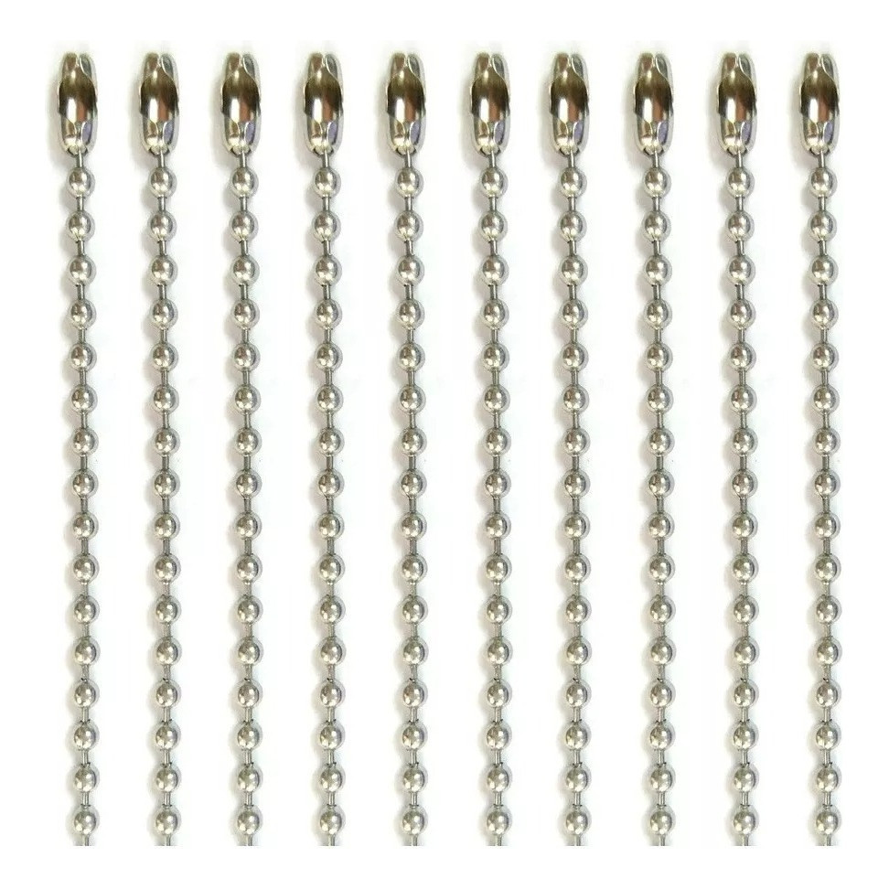 Corrente Bolinha Colorida Kit 50‑200 PCS Para Artesanato Chaveiro Pingente Bijuteria Atacado Várias Cores